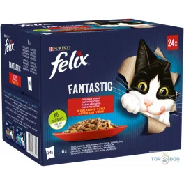 Felix 24x85g Fantastic házias válogatás aszpikban 