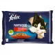 FELIX FANTASTIC Nyúllal/Báránnyal aszpikban nedves macskaeledel 4x85g