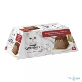   GOURMET Revelations pastétom marhával és szósszal nedves macskaeledel 2x57gr