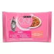 Purina One Junior 4*85gr Lazaccal és sárgarpával