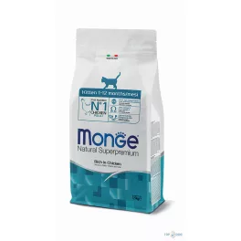 Monge Natural Superpremium Kitten Rich in Chicken 1,5kg 