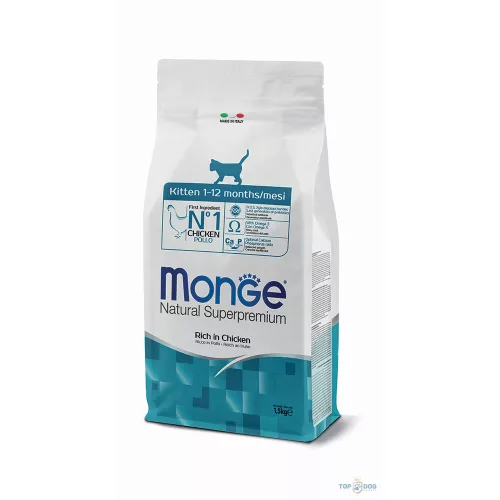 Monge Natural Superpremium Kitten Rich in Chicken 1,5kg 