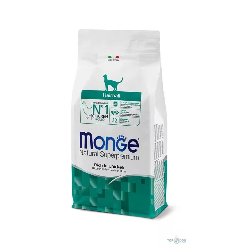 Monge Cat 400gr Hairball csirke-rizs