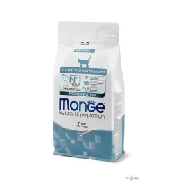 Monge Cat 1,5kg Kitten Pisztráng Monopro
