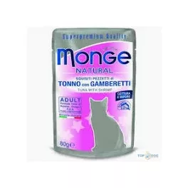 Monge Cat 80gr Pouch Tonhal Garnéla zselében