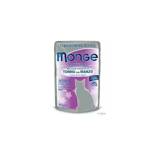 Monge Cat 80gr Pouch Tonhal Marha zselében