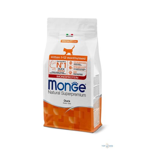 Monge Cat 1,5kg Kitten Kacsa Monoprotein