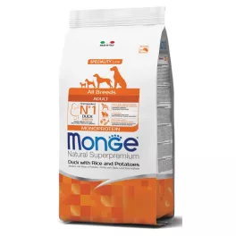   Monge Dog 2,5 kg Kacsa, rizs & burgonya - Monoprotein  All Breeds Adult  Speciality Line