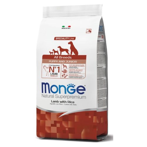 Monge Dog 12 kg Puppy All Breeds Bárány & rizs Speciality Line