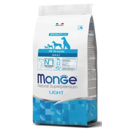   Monge Dog 2,5 kg All Breeds Light - Lazac & rizs - Adult Speciality Line 