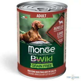 Monge BWild GF 400gr Bárány, sütőtök,cukkini