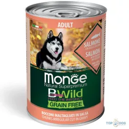 Monge BWild GF 400gr Lazac sütőtök,cukkini