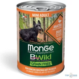 Monge BWild GF 400gr Mini Adult Kacsa,s.tök,cukkini