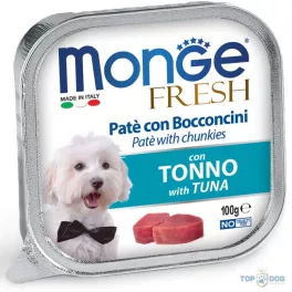Monge Dog 100gr Fresh Pate&Chunk Tonhal