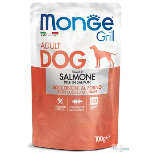 Monge Grill Dog 100gr Lazac