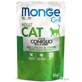 Monge Cat 85gr Grill Pouch Nyúl