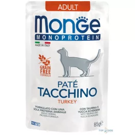 Monge Cat 85gr Paté Pulyka Monoprotein