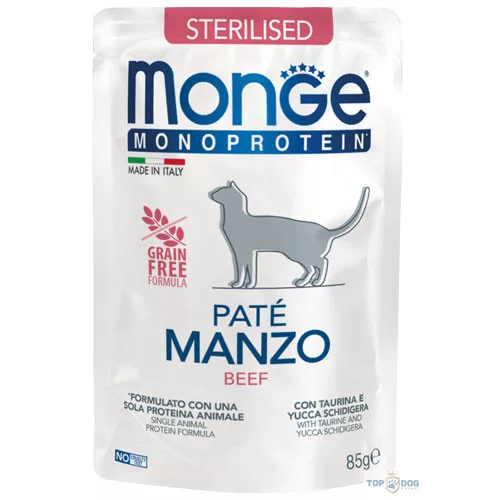 Monge Cat 85gr Paté Steril Marha Monoprotein