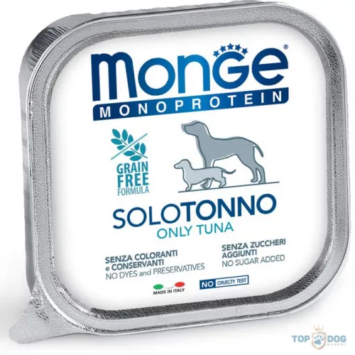 Monge Dog 150g MONOPROTEIN Paté 100% tonhal