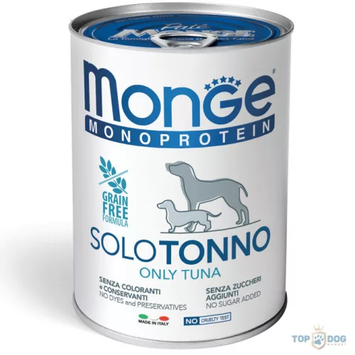Monge Dog 400gr Monoprotein tonhal