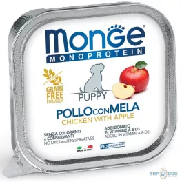 Monge Dog 150g MONOP. Fruits Puppy csirke-alma