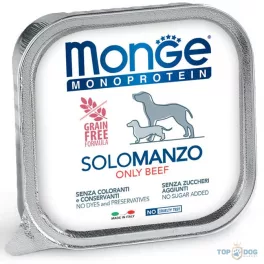 Monge Dog 150g MONOPROT Paté 100% marha