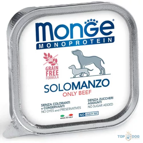 Monge Dog 150g MONOPROT Paté 100% marha