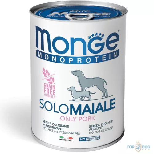 Monge Dog 400gr Monoprotein sertés