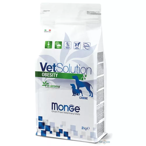 Monge VetSolution Dog 2kg Obesity testsúly csökkentésre