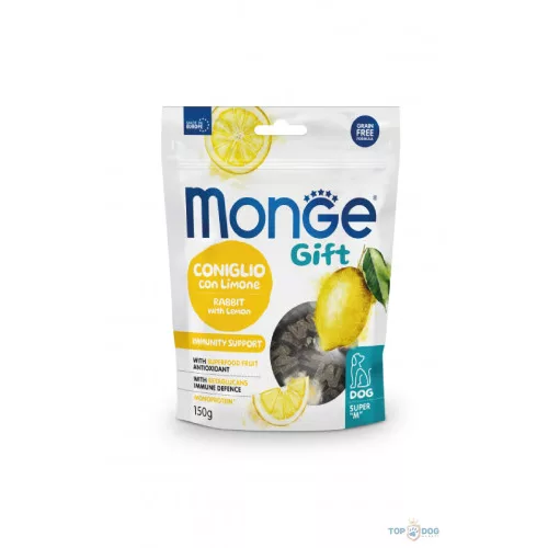 Monge Gift Dog Training 150gr Nyúl és citrom immunerősítő