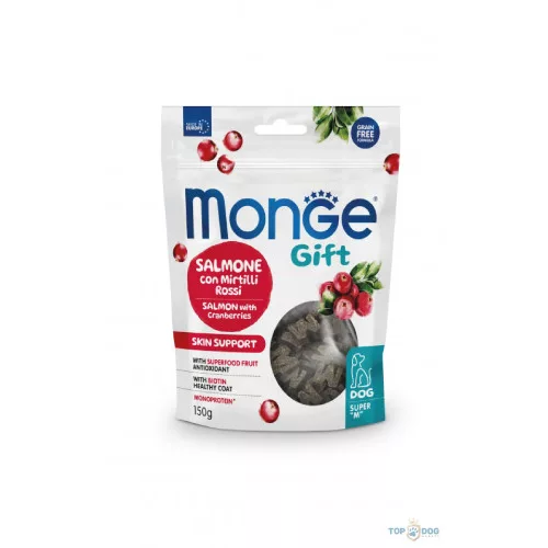 Monge Gift Dog 150gr Lazac vörösáfonya