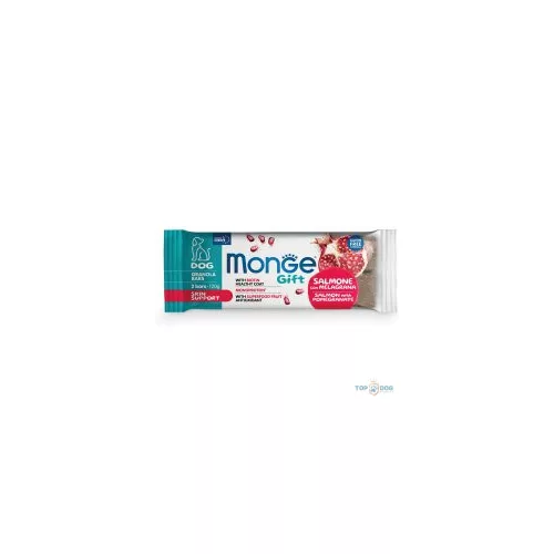 Monge Gift Dog Salmon és gránátalma 120gr/2db szőr-bőr