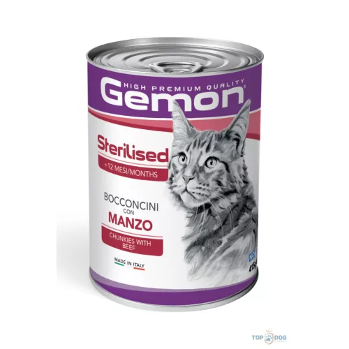 Gemon Cat 415gr Steril Marha