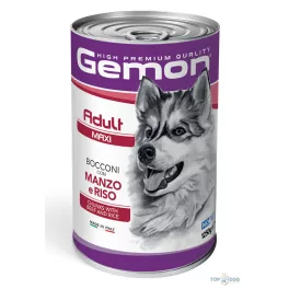 Gemon Dog 1250g Maxi Marha és Rizs