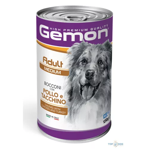 Gemon Dog 1250g Medium Csirke és Pulyka
