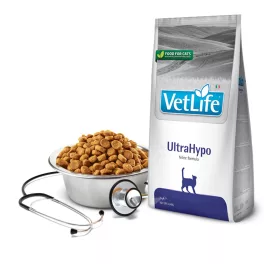   Vet Life Cat Ultra Hypo 10kg (Eledel által kiváltott allergia kezelésére )