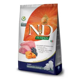   N&D Dog Grain Free Puppy Medium&Maxi Bárány, Áfonya Sütőtökkel 12kg