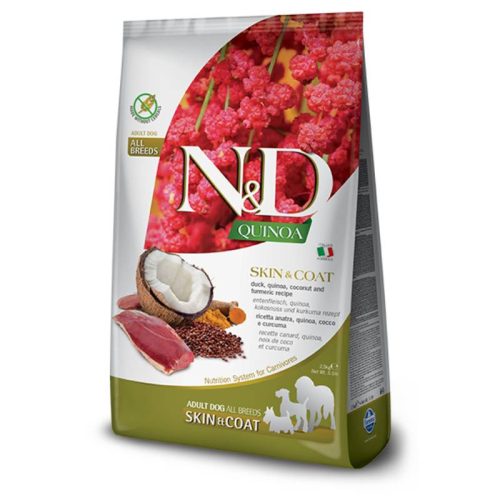 N&D Quinoa Dog Mini Skin&Coat Kacsa 0,8kg