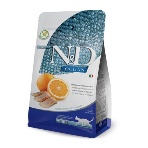 N&D Cat Ocean Hering&Narancs 1,5kg