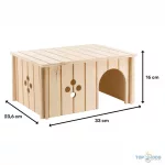Ferplast Sin 4646 nyúlház 33 × 23,6 × h 16 cm