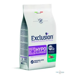   Exclusion Canine Hypoallergenic Venison & Potato Medium & Large Breed 12kg