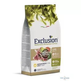   Exclusion Mediterraneo Monoprotein Formula Adult Lamb Medium Breed 12kg