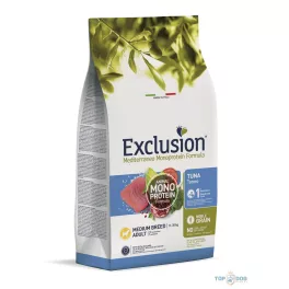   Exclusion Mediterraneo Monoprotein Formula Adult Tuna Medium Breed 12kg