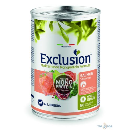 Exclusion Mediterraneo Monoprotein Formula Adult Salmon (Lazacos) konzerv 400g