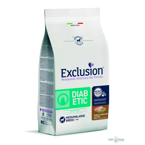 Exclusion Diabetic Pork&Sorghum 2kg
