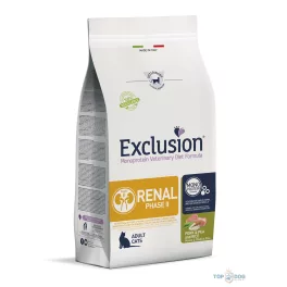   Exclusion Cat Renal Phase II veseelégtelenség Sertés, borsó 1,5kg