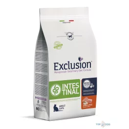   Exclusion Cat Intestinal sertés és rizs gyomorkímélő száraztáp macskáknak 300g