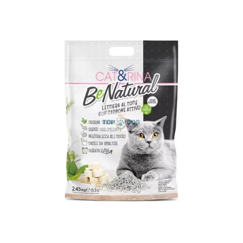 CAT RINA tofu macskaalom aktív szénnel 5,5 l