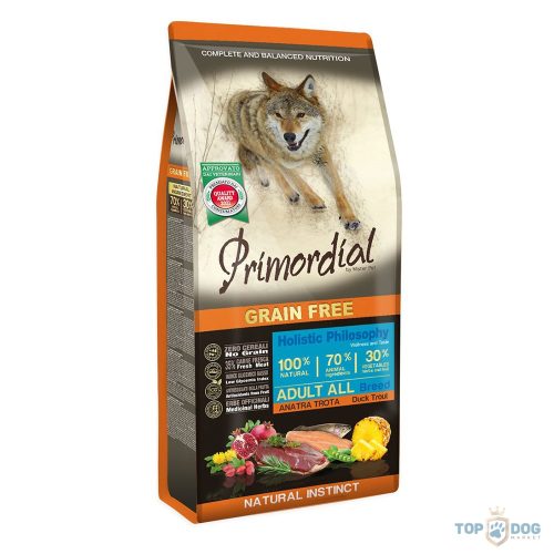 Primordial GF Adult Trout & Duck 12kg