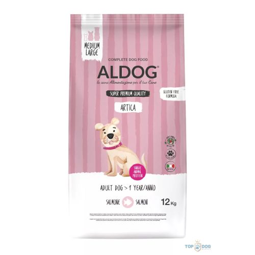 ALDOG ARTICA SALMON HIPOALLERGÉN KUTYATÁP MEDIUM 12 KG